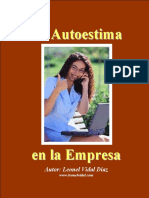 La Autoestima en La Empresa PDF