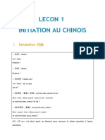 Cours Chinois PDF