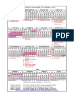 Gujarat High Court Calendar, 2017