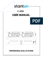 User Manual: Professional Dual CD Player