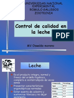 Control de Calidad en Leche