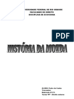 História Da Moeda - Trabalho de Noções de Economia