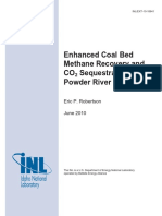 Enhanced Coal Bed Methane Recovery and CO Sequestration in The Powder River Basin