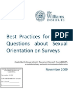 Best Practices For Asking Questions About Sexual Orientation On Surveys