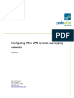 Configuring Route Based IPSec With Overlapping Networks