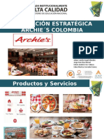 Estudio de Caso Archies, Estrategia