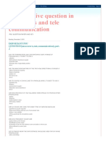 Psu Objective Question in Electronics and Tele Communication - IMPORTANT PSU QUESTION (Microwave, Emt, Communication) - Part-2