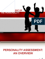 Group 3 Report Personality Assessment FINAL