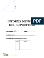 Informe Mensual Del Supervisor