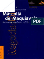 Más Allá de Maquiavelo Herramientas para Afrontar Conflictos