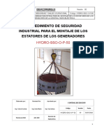 Procedimiento Del Montaje de Estatores de Los Generadores