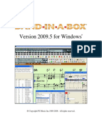 Band in A Box 2009 Manual