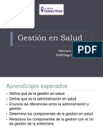 Clase 4 Que Es Gestion en Salud