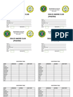 Doce Amore Dispensing Sheet