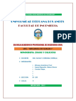 Monografia - Mecanica de Suelos I (Zanjas y Calicatas)