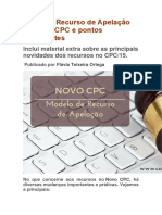 Modelo Apelação Novo CPC