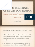 Como Discernir Os Sinais Dos Tempos