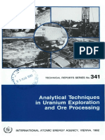 Analytical Techniques in Uranium Exploration and Ore Processing 