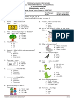 UAS Bahasa Inggris Sem 2 Kelas 2