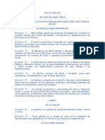 Ley 836-80 Código Sanitario PDF