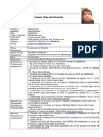 Curriculum Vitae Rafael Mora