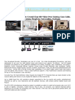 Perfect Full HD Digital Video Distribution Over CATV RF QAM and IPTV