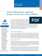 Process Management Approach Reduces Scrap