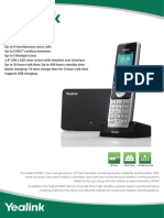 Yealink W56P VoIP DECT Cordless Phone Datasheet