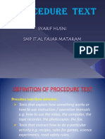 Procedure Text