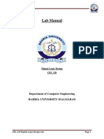 DLD - LAB - MANUAL - New - Verilog Spring 2017 PDF