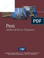 Analisis Del Sector Transporte de Peru PDF