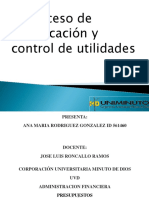 El Proceso de Planificación y Control de Utilidades