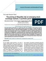 The Pricing of Illiquidity Risk On Emerging Stock Exchange Markets: A Portfolio Panel Data Analysis