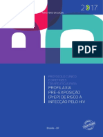 Protocolo Clínico e Diretrizes Terapêuticas para Profilaxia Pré-Exposição (Prep) de Risco À Infecção Pelo Hiv - Ministério Da Saúde - 2017