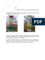 Hidrolisis de La Sacarosa y Reactivo Molish