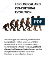 Human Biological and Socio-Cultural Evolution