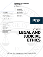 Up Law Boc 2016 - Legal and Judicial Ethics Reviewer PDF