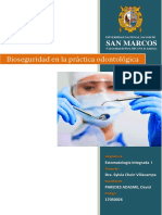 Bioseguridad en La Práctica Odontológica. PAREDES ADASME, David.