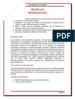 Practica #6 Bioquimica - Proteinas Totales