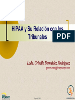 Ley Hippa (Rel Con Tribunales)