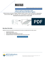 Contreras Et Al. - 2008 - Propensity of Lignin To Associate Light Scattering Photometry Study With Native Lignins Propensity of Lignin PDF