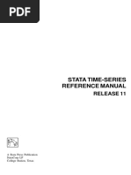 Time Series STATA Manual PDF