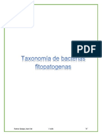 Taxonomia de Bacterias Fitopatogenas