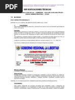 Especificaciones Tecnicas Colegio