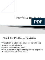 Portfolio Revision