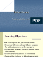 Debentures: Fundamentals of Accounting