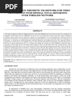 An Optimization Theoretic Framework For Video Transmission With Minimal Total Distortion Over Wireless Network