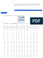 Bearing Tolerance Data