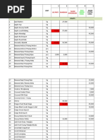 Supplier Price Comparison - Last Updated August 12th