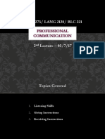 MPU 3273/ LANG 2128/ BLC 221: Professional Communication